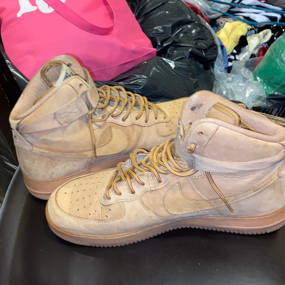 Men’s Wheat Mochas Air Force 1s